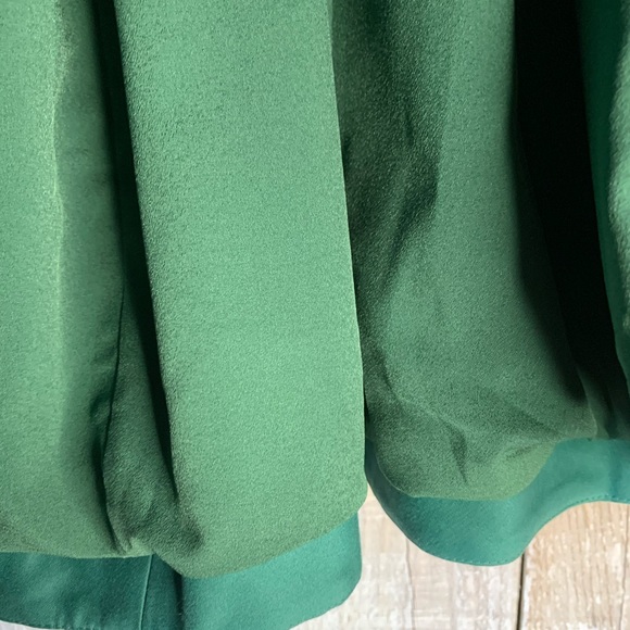 NWT: HALSTON HERITAGE GREEN TULIP KNEE LENG DRESS - Picture 5 of 8